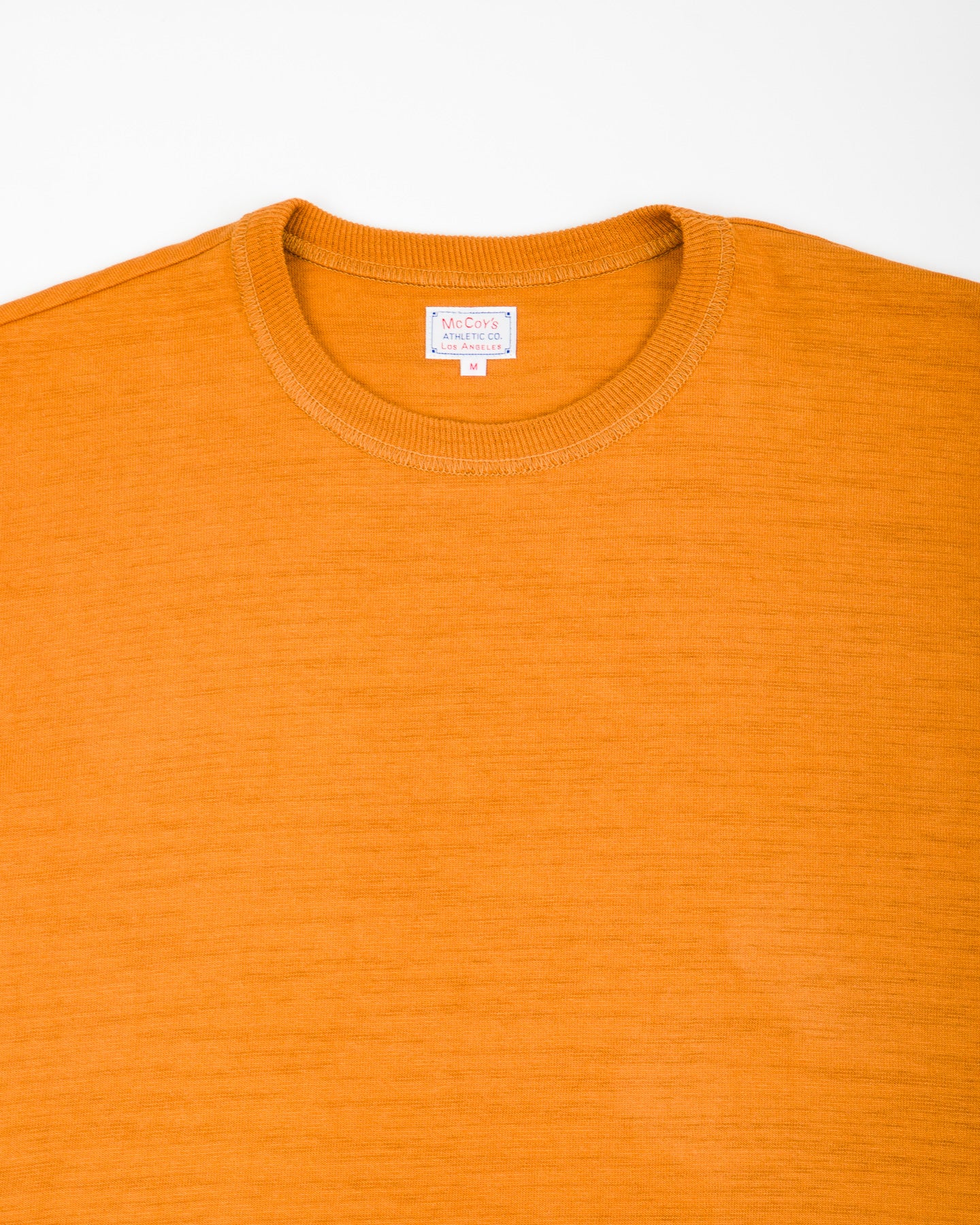 The Real McCoy's Loopwheeled Athletic Tee - Mustard - Standard & Strange