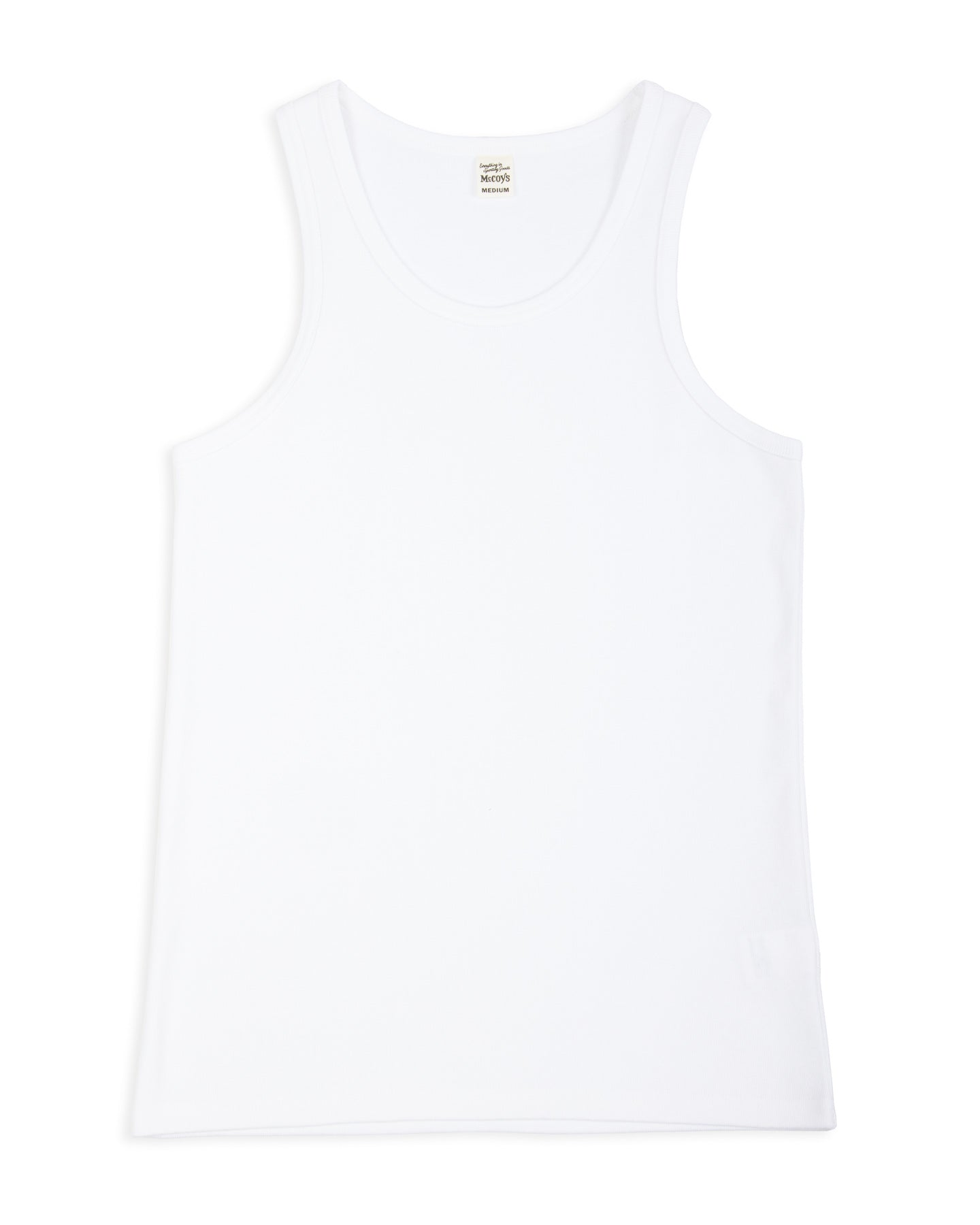 McCOY's 2pcs PACK UNDERSHIRT White