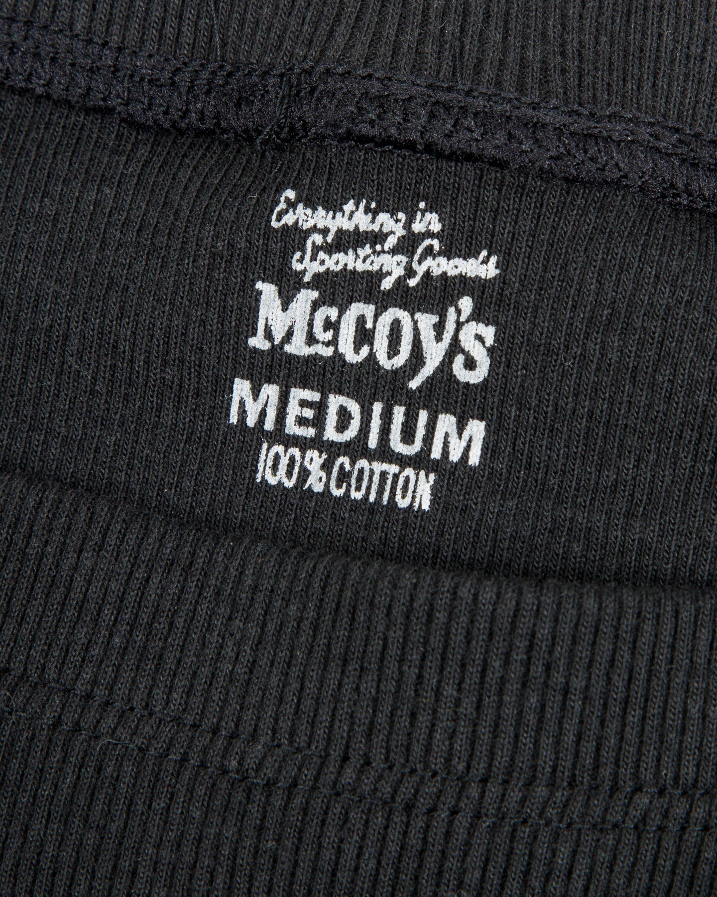 The Real McCoy's McCoy's 2 PCS PACK Athletic Underwear - Black - Standard & Strange