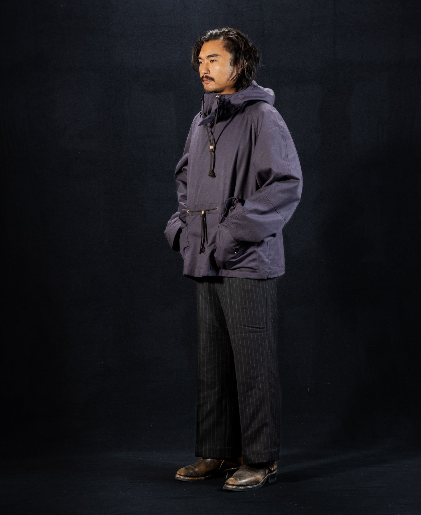 The Real McCoy's Royal Navy Windproof Deck Smock, 1st Pattern - Navy - Standard & Strange