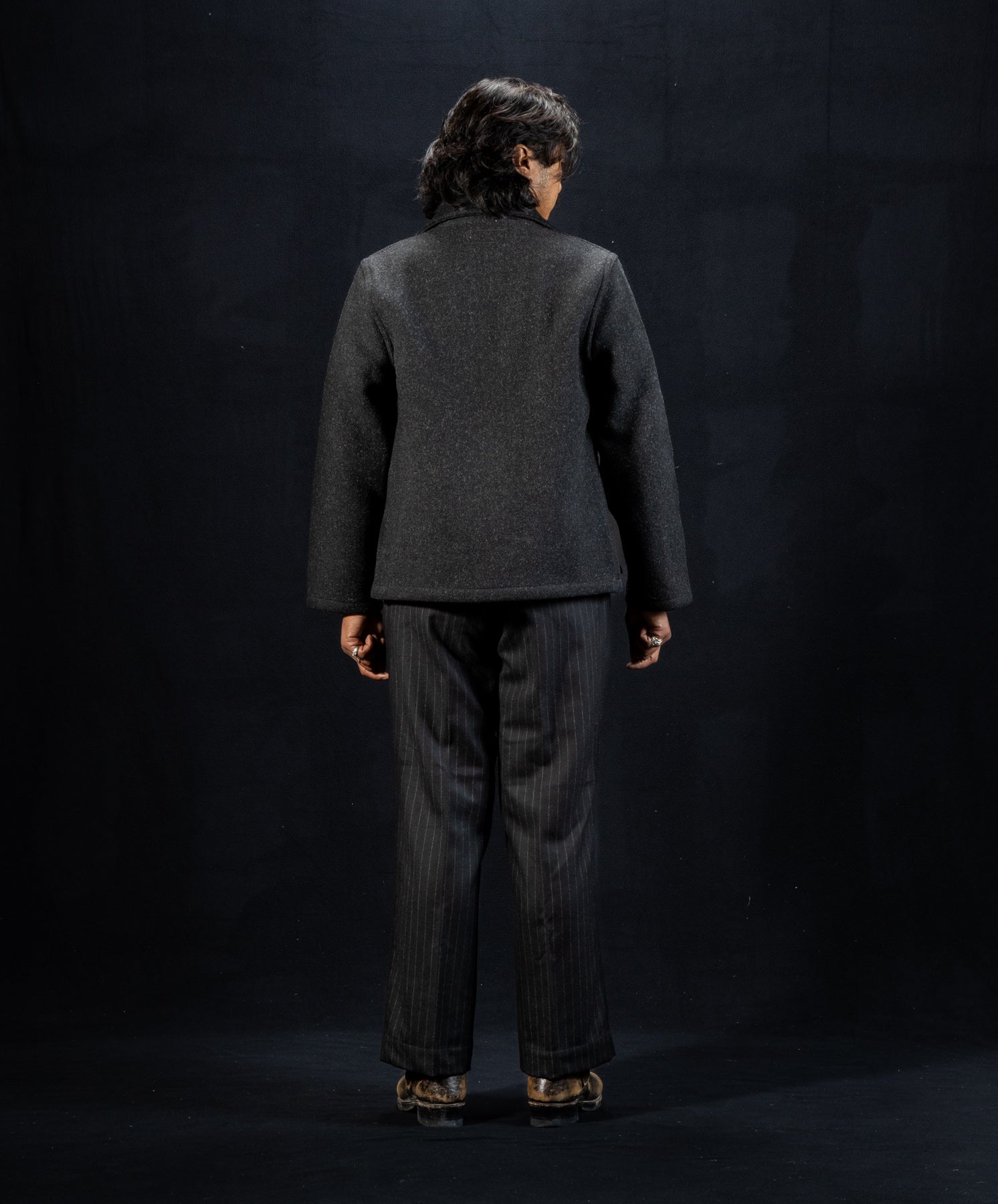 The Real McCoy's U.S. Navy Submarine Jacket - Charcoal - Standard & Strange