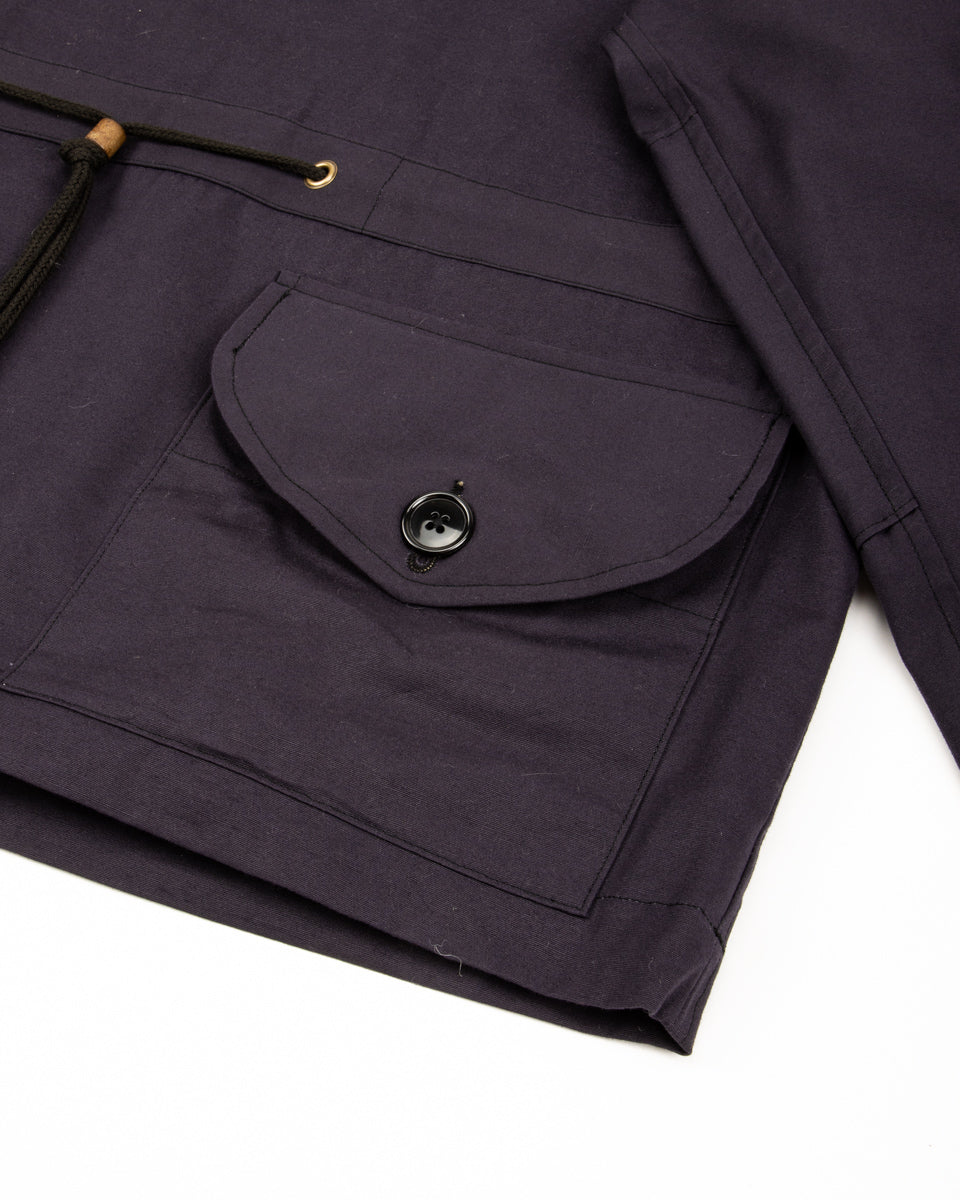 The Real McCoy's Royal Navy Windproof Deck Smock, 1st Pattern - Navy - Standard & Strange