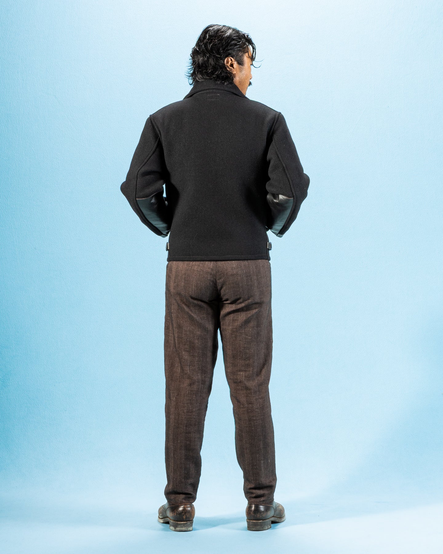 The Real McCoy's Wool Field Sports Jacket - Black - Standard & Strange