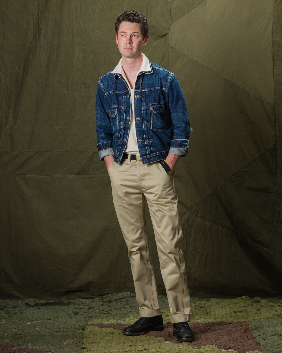 The Real McCoy's Blue Seal Chinos - Beige - Standard & Strange