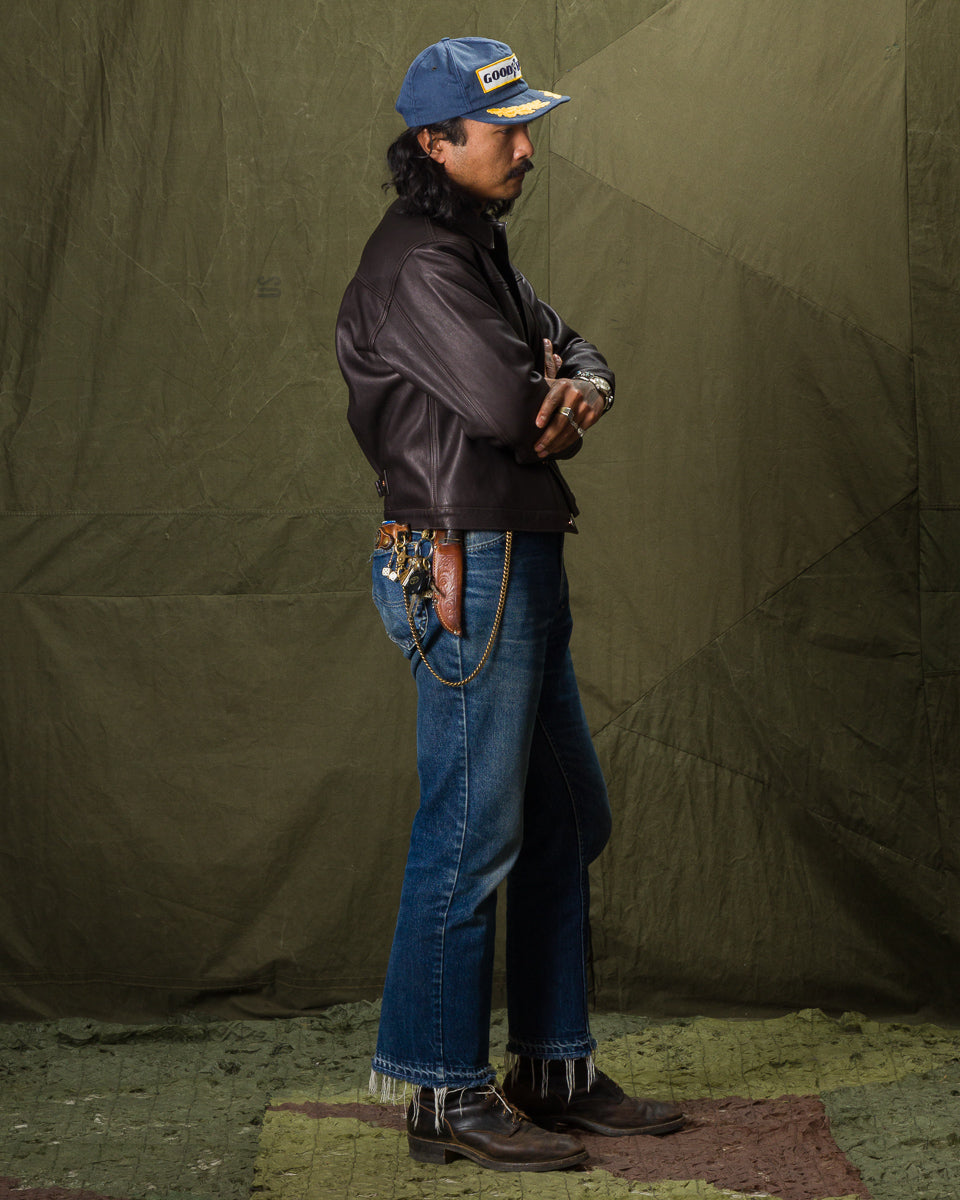 The Real McCoy's Type I Leather Jacket - Black - Standard & Strange