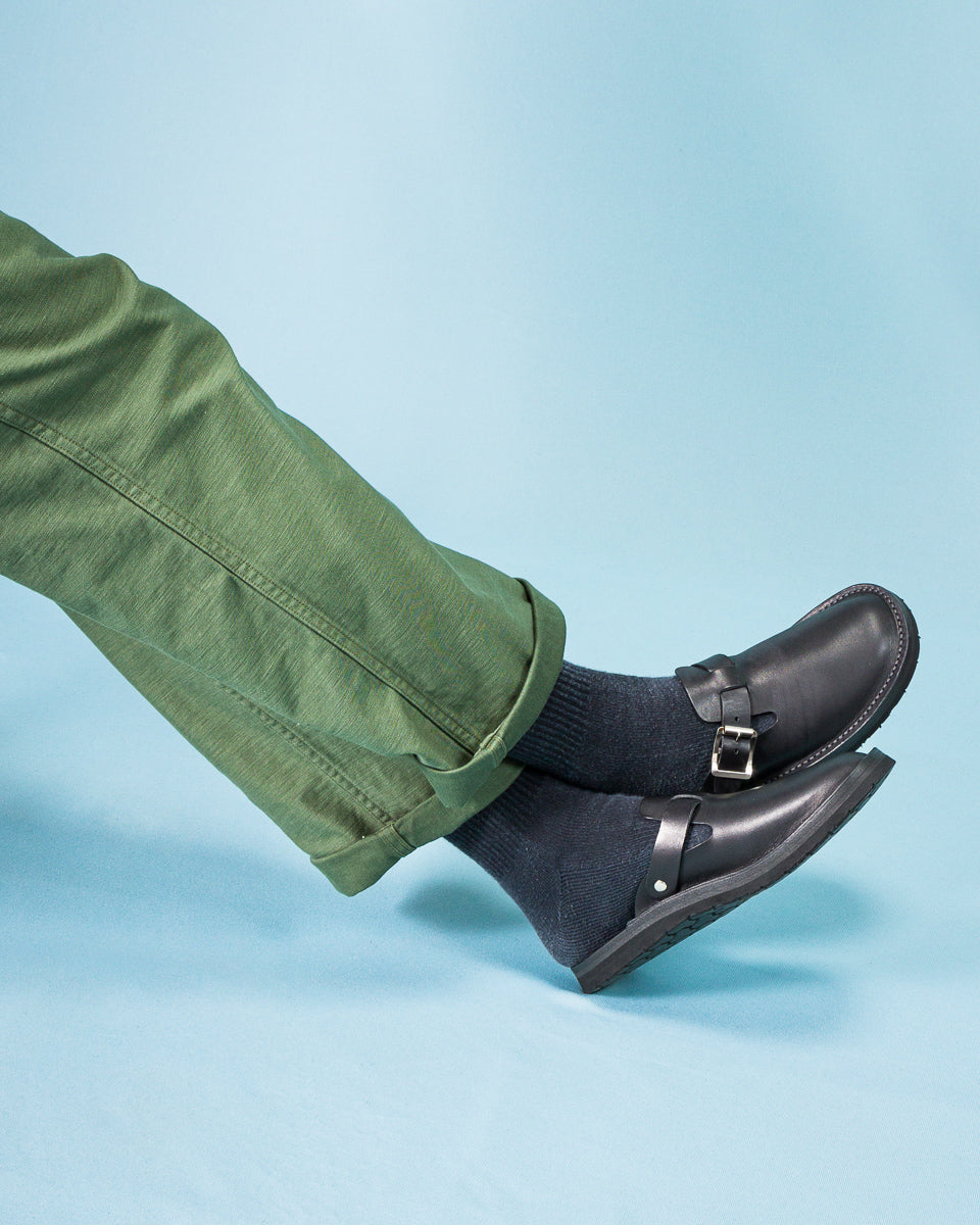 Tokyo Sandal Engineer Slip-On - Black - Standard & Strange