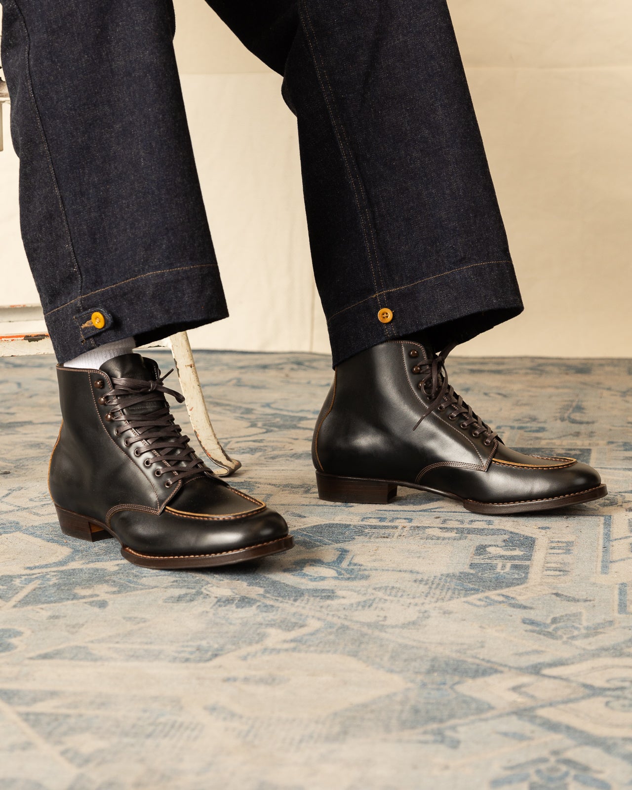 The 2 Monkeys Boots Sportif Boot - Black Calf - Standard & Strange