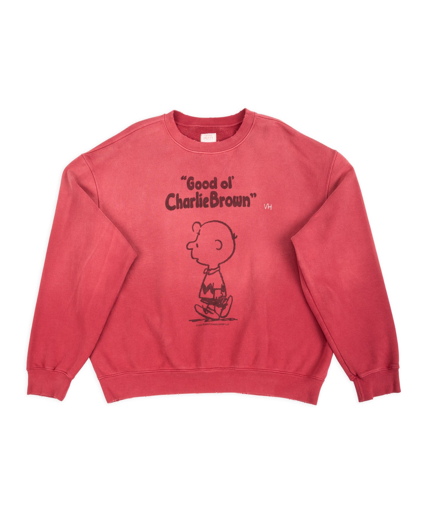Good 'Ol Charlie Brown Sweatshirt - Red Sun Fade
