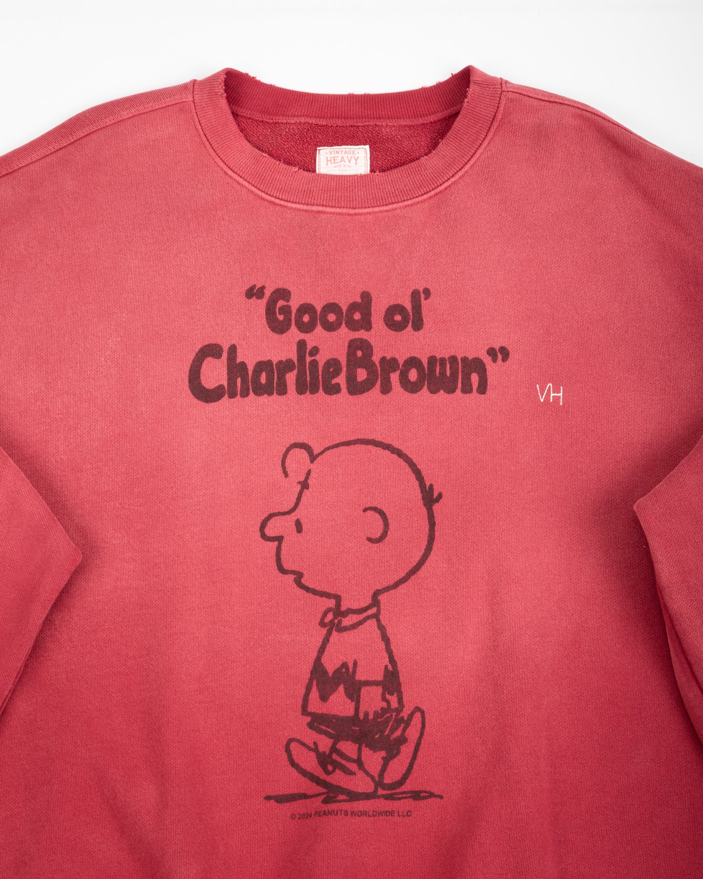 Good 'Ol Charlie Brown Sweatshirt - Red Sun Fade