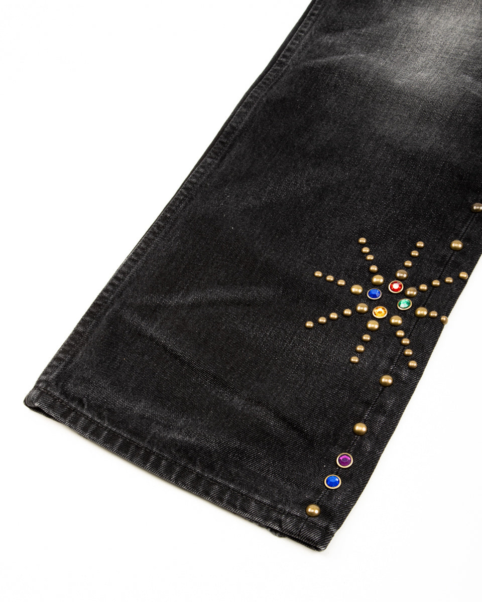 Vintage Heavy Leroy Studded Jean - Black - Standard & Strange
