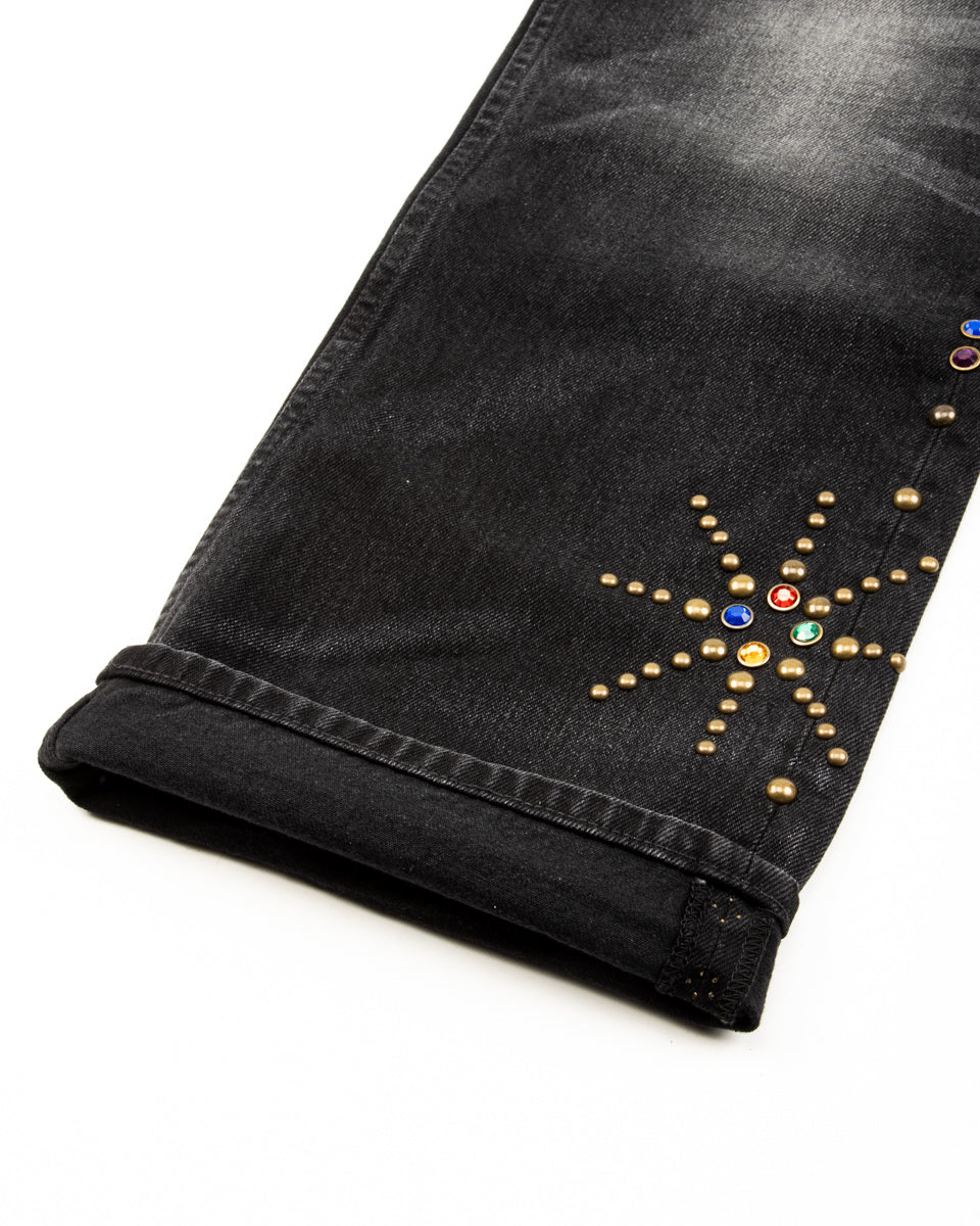 Vintage Heavy Leroy Studded Jean - Black - Standard & Strange