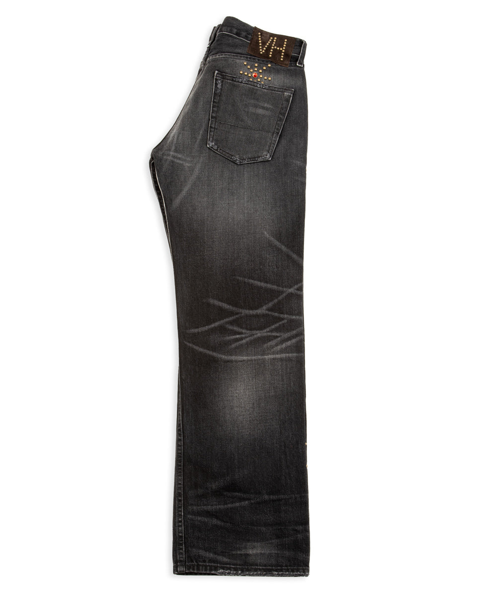 Vintage Heavy Leroy Studded Jean - Black - Standard & Strange