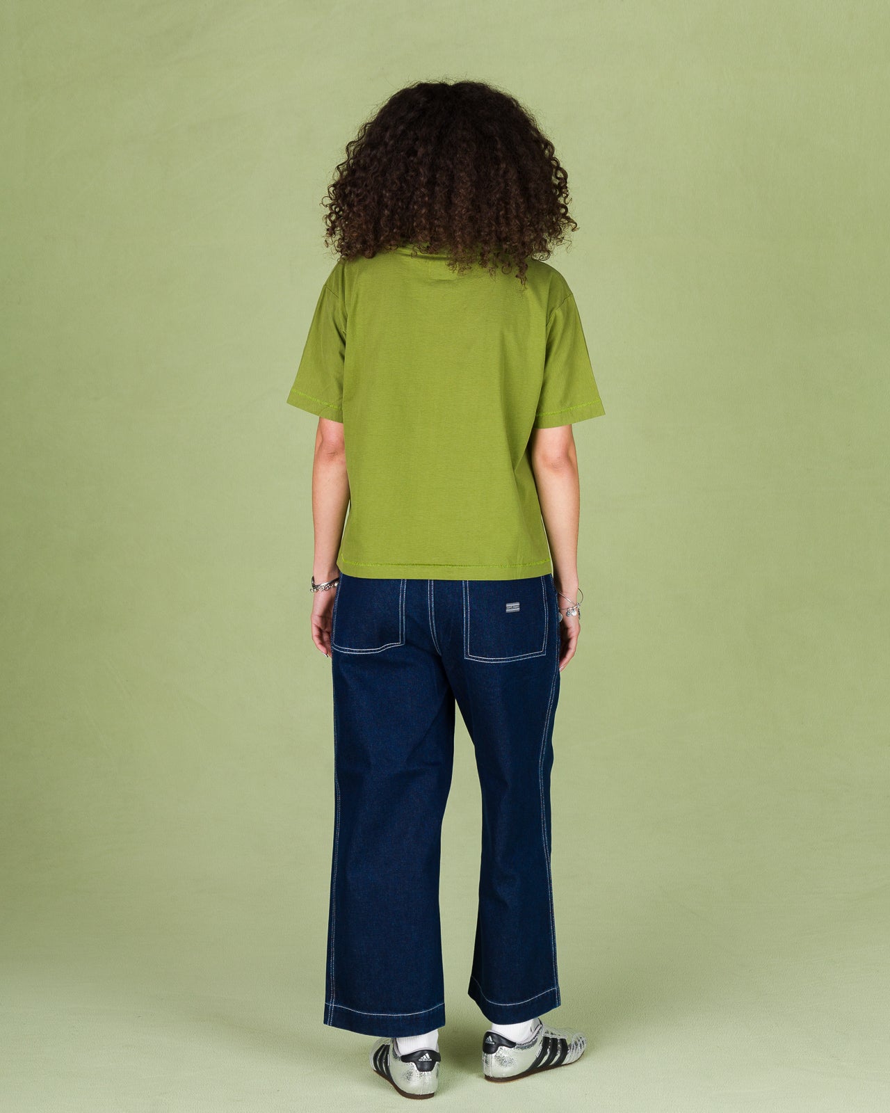 W'Menswear Bowl Tee - Matcha Green - Standard & Strange