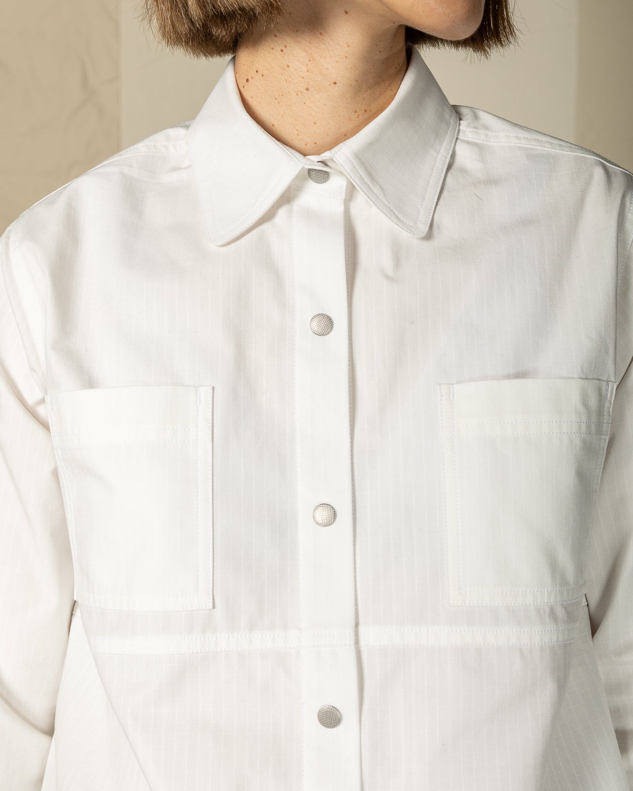 W'Menswear Crew Shirt - Off-White - Standard & Strange