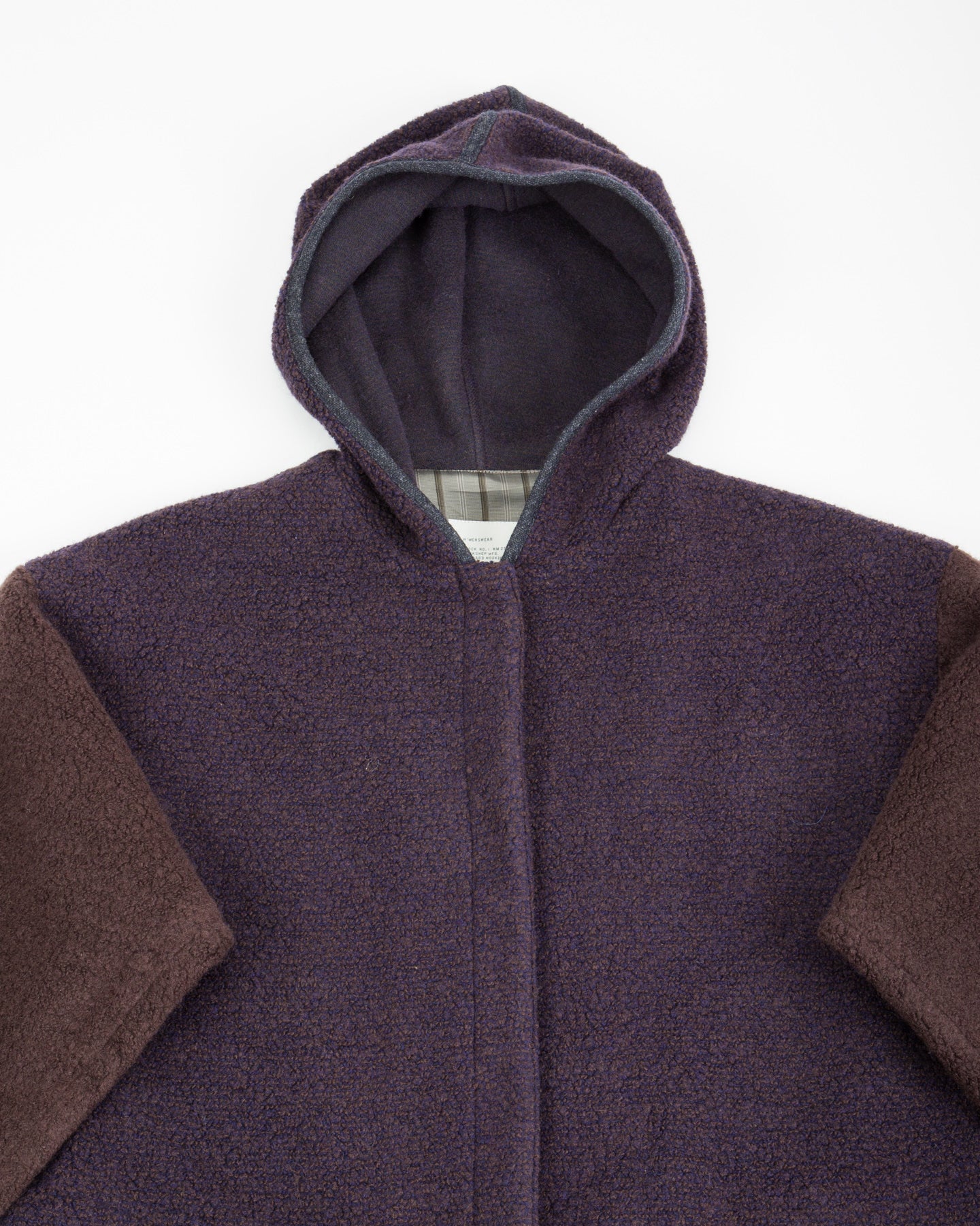 Dipper Coat - Navy/Brown