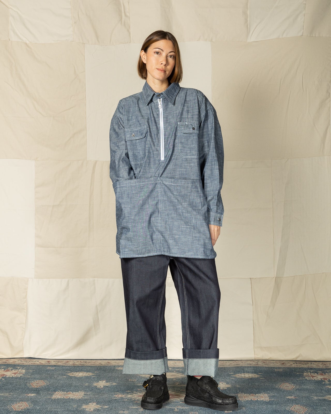 W'Menswear Mechanical Aid Shirt - Denim - Standard & Strange