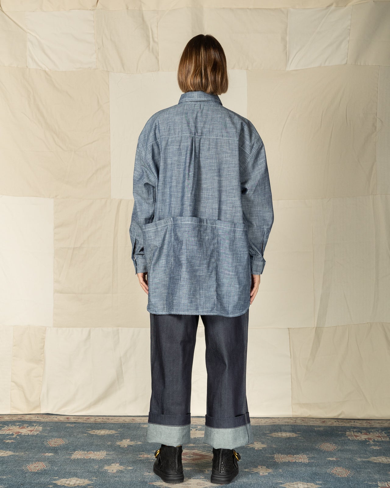 W'Menswear Mechanical Aid Shirt - Denim - Standard & Strange