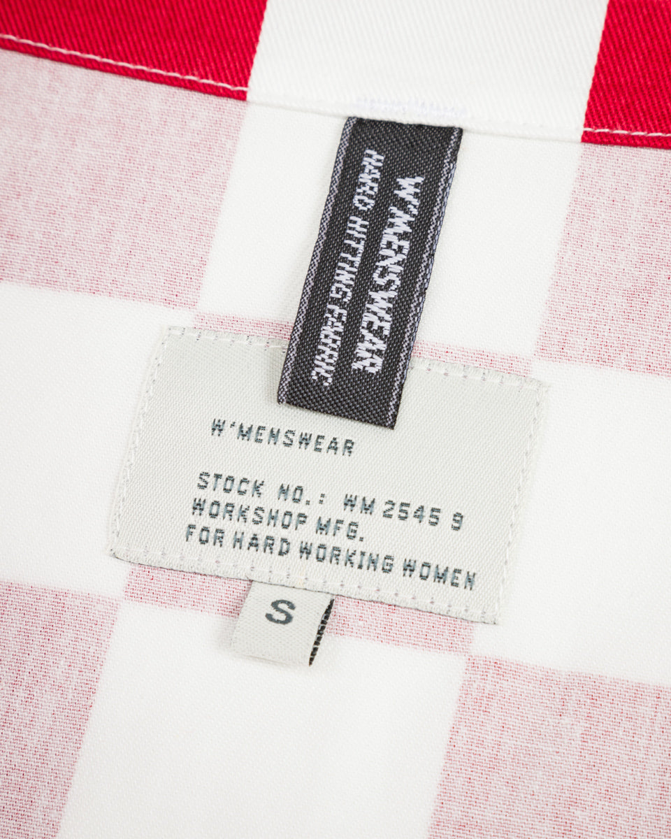 W'Menswear Mohom Shirt - Red Check - Standard & Strange