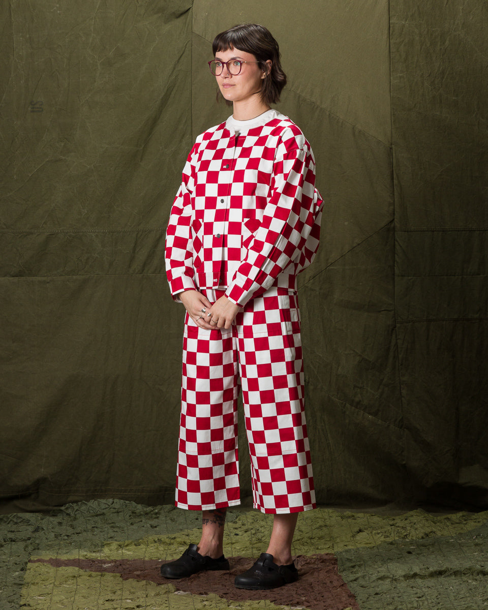 W'Menswear Mohom Shirt - Red Check - Standard & Strange