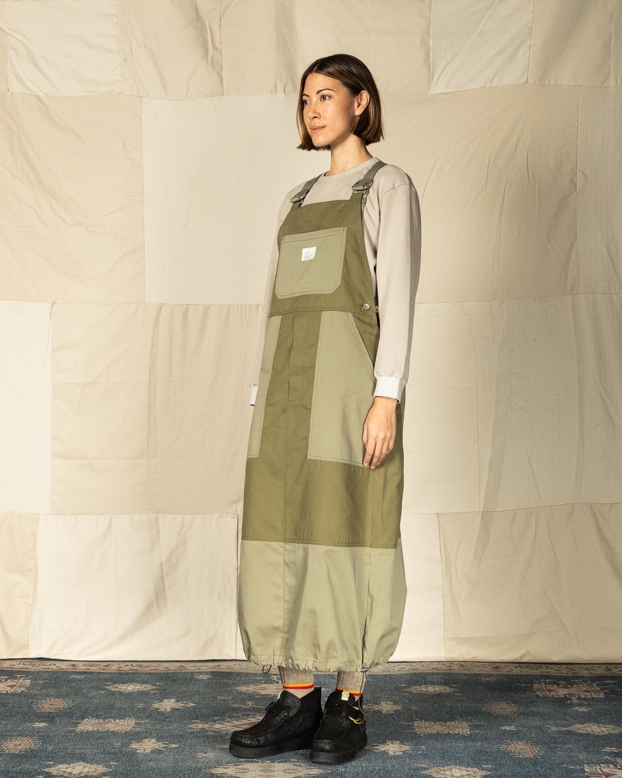 W'Menswear Para Dungaree - Green - Standard & Strange