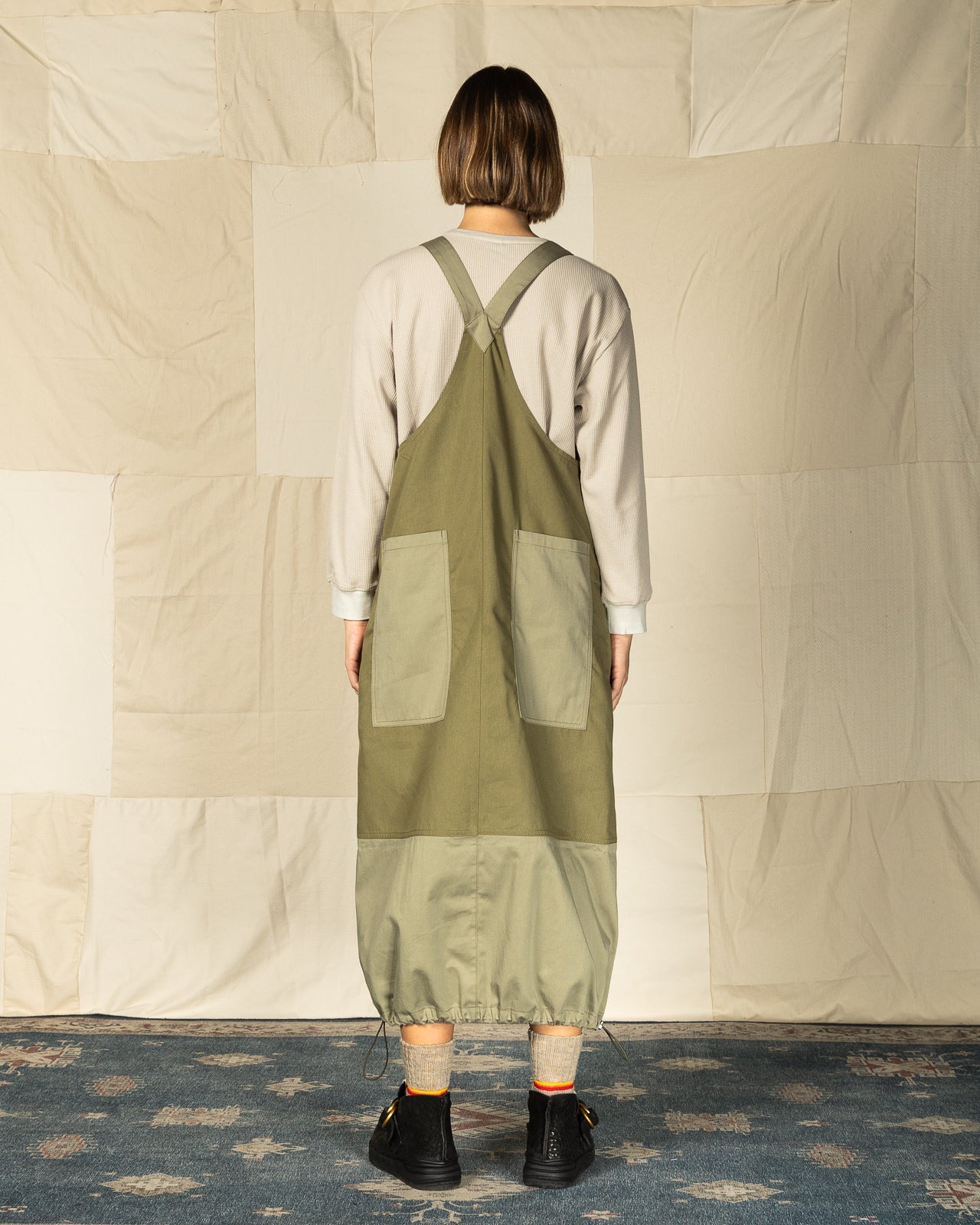 W'Menswear Para Dungaree - Green - Standard & Strange