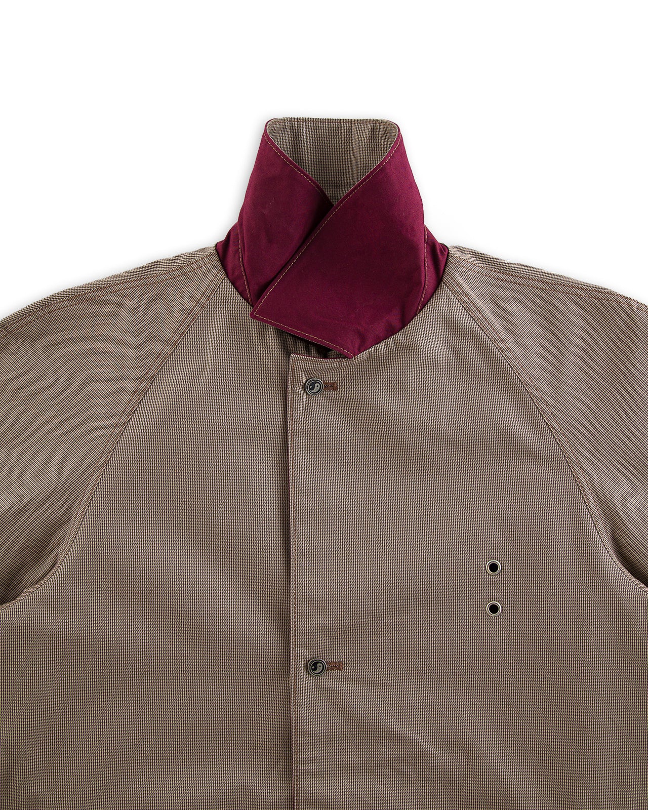 W'Menswear Reversible Cycling Trench - Burgundy - Standard & Strange