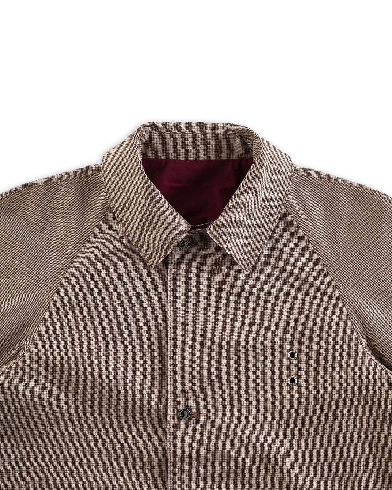 W'Menswear Reversible Cycling Trench - Burgundy - Standard & Strange