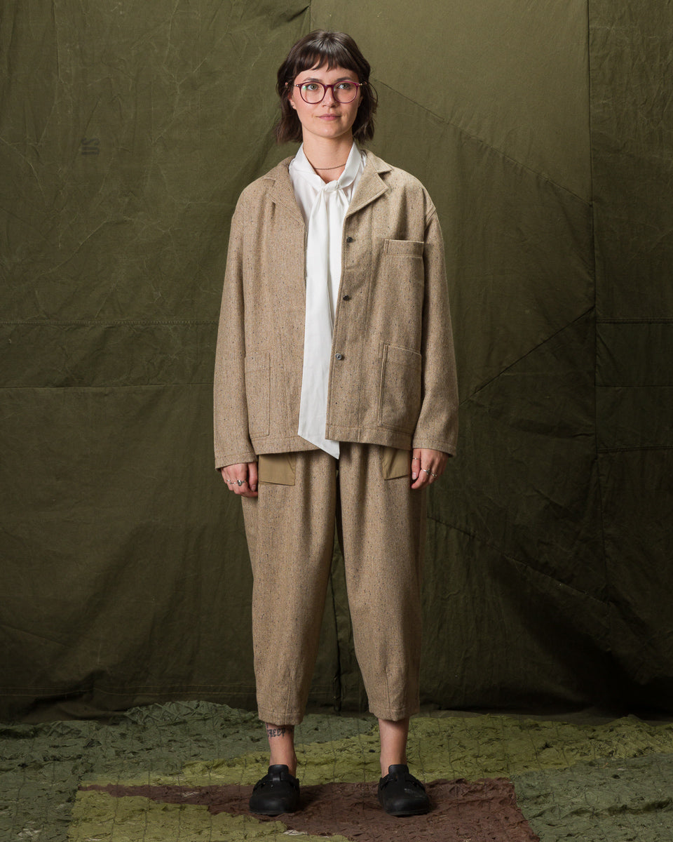 W'Menswear Service Blazer - Cream - Standard & Strange