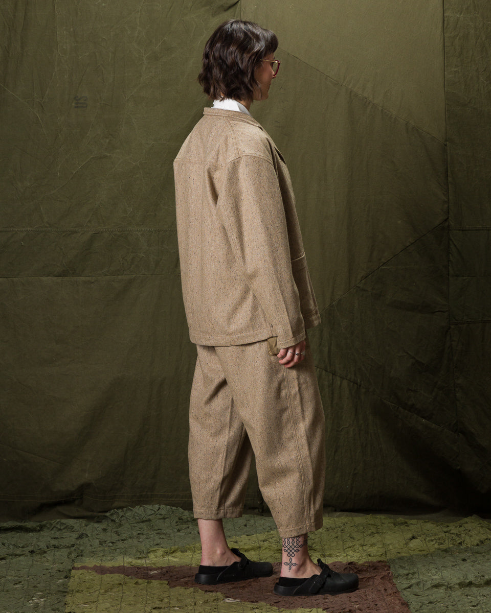 W'Menswear Service Blazer - Cream - Standard & Strange