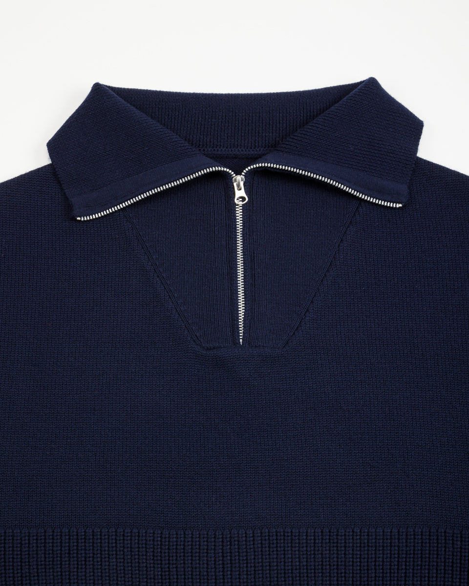W'Menswear Track Sweater - Navy - Standard & Strange