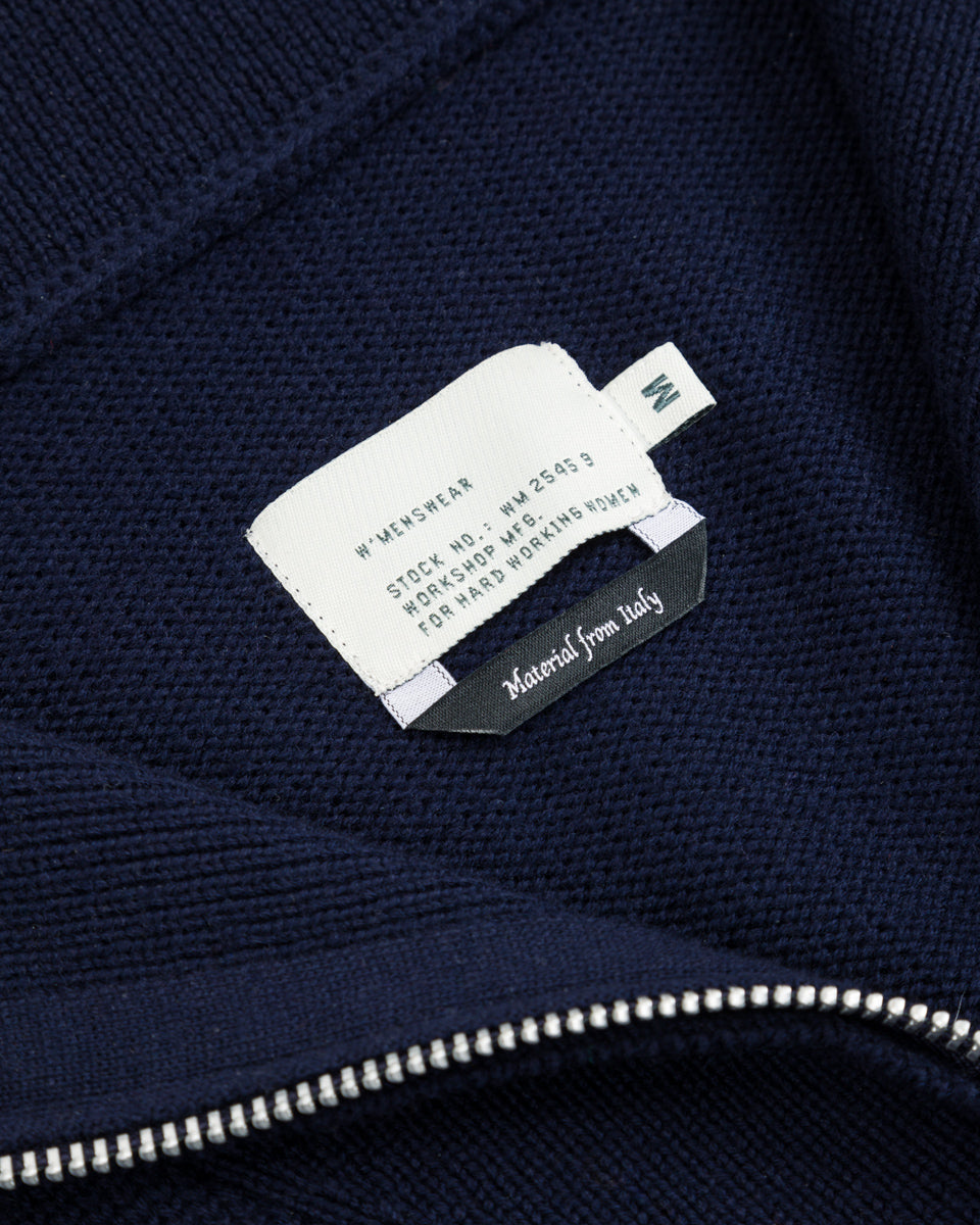 W'Menswear Track Sweater - Navy - Standard & Strange