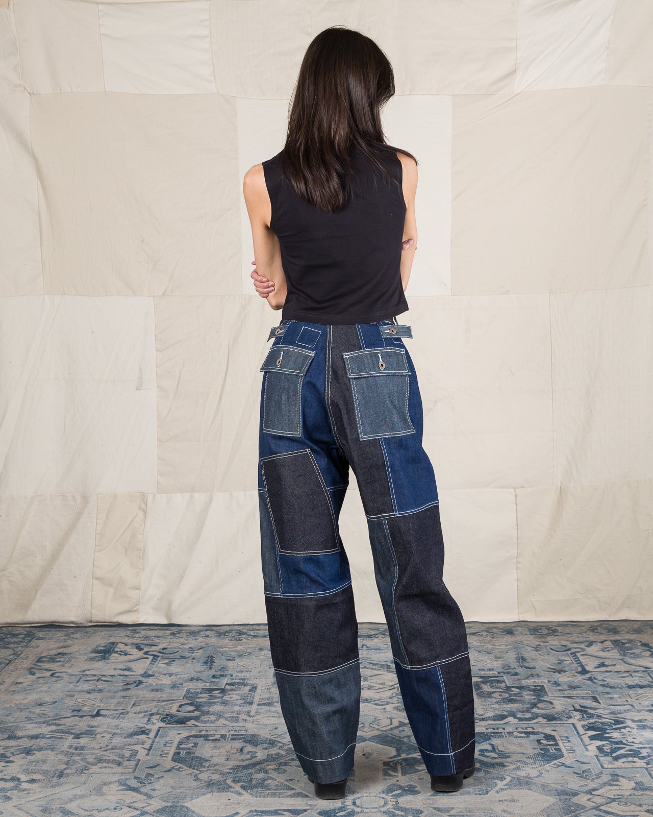 W'Menswear Unisex Freedom Flight Trouser - Denim - Standard & Strange