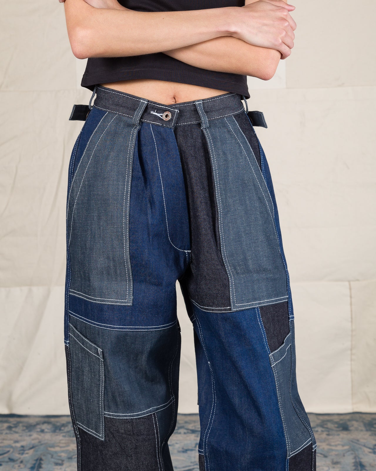 W'Menswear Unisex Freedom Flight Trouser - Denim - Standard & Strange