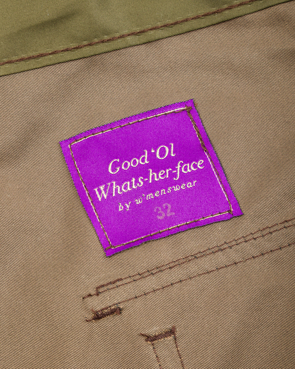 W'Menswear Unisex Freedom Flight Trouser - OD Green - Standard & Strange