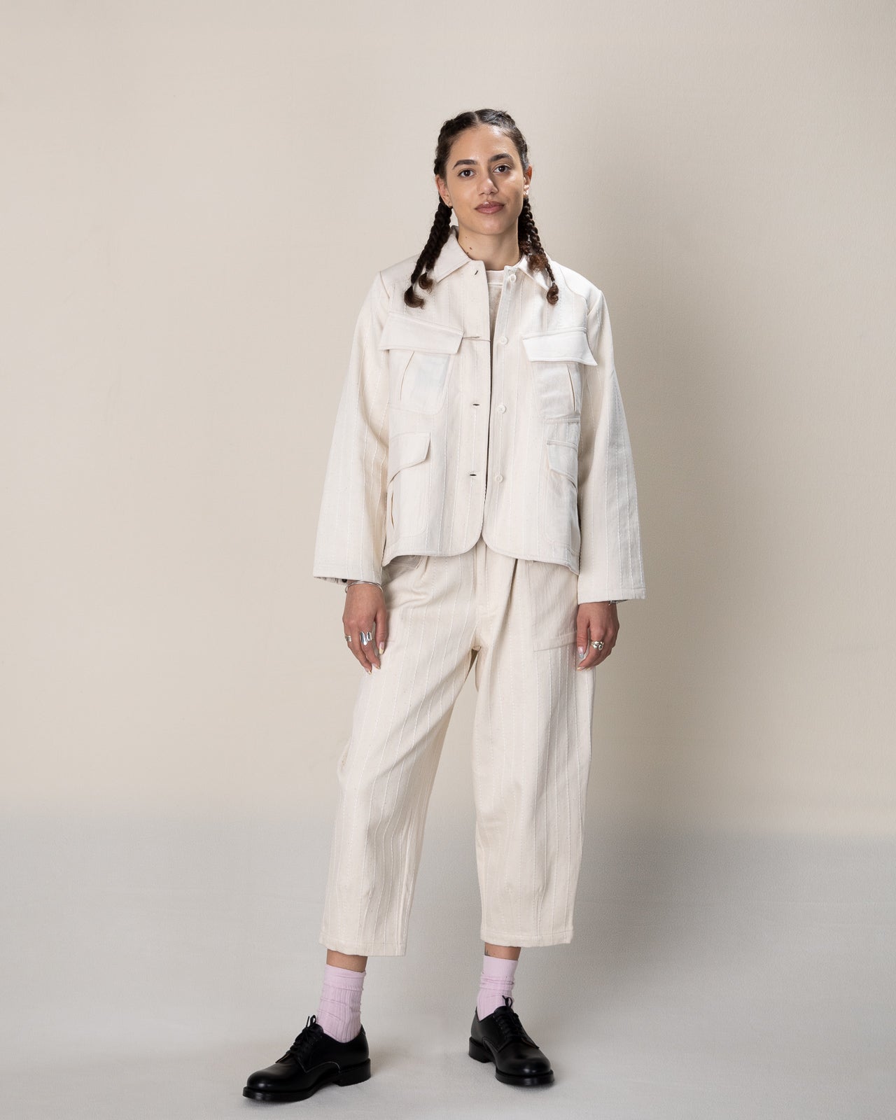 W'Menswear W'menswear x Kardo Ralley Jacket - Natural - Standard & Strange