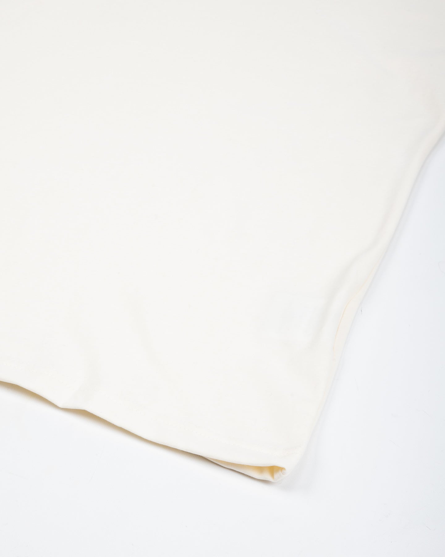 W'Menswear Football Tee - Off-White/Indigo Cotton/Hemp - Standard & Strange