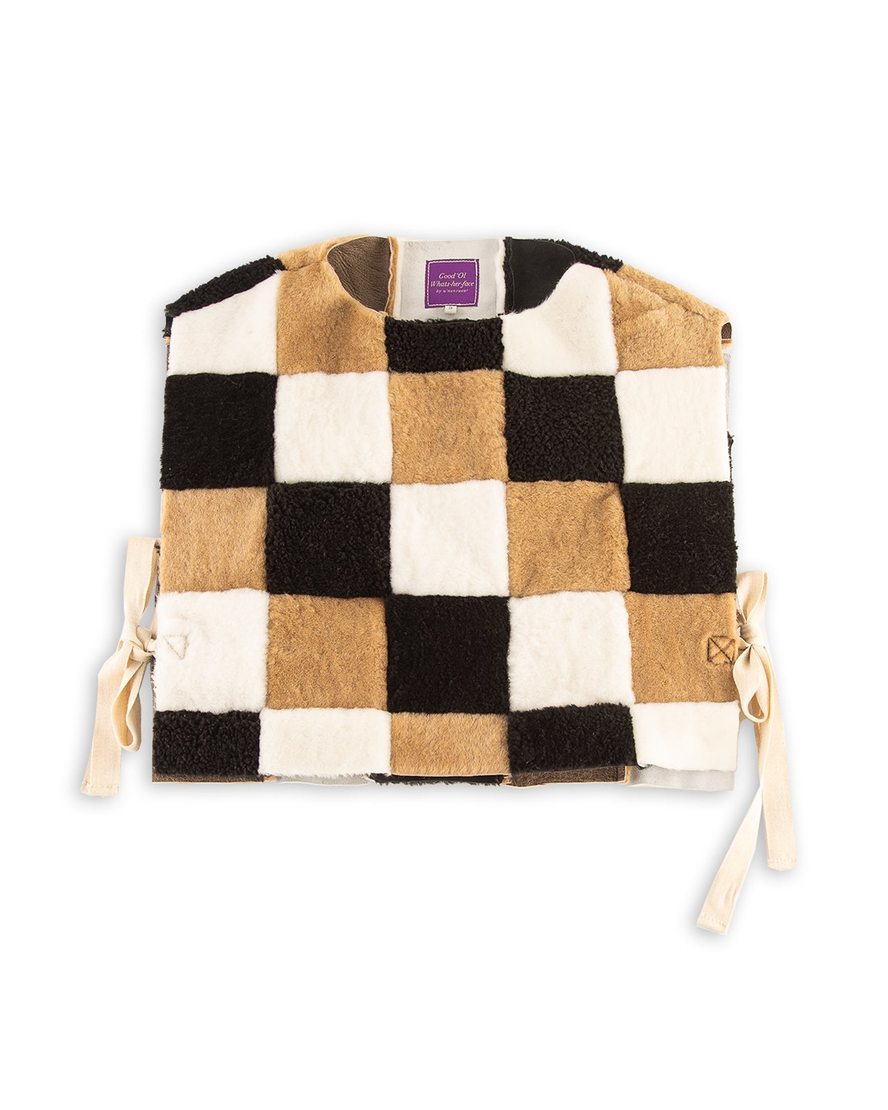 W'Menswear Freedom Sheepskin Vest - Multi - Standard & Strange