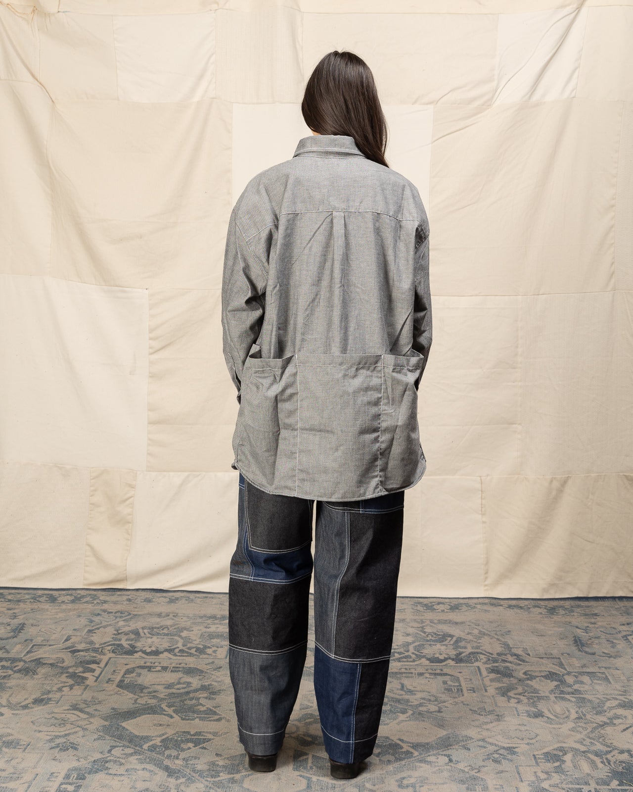 W'Menswear Mechanical Aid Shirt - Grey - Standard & Strange