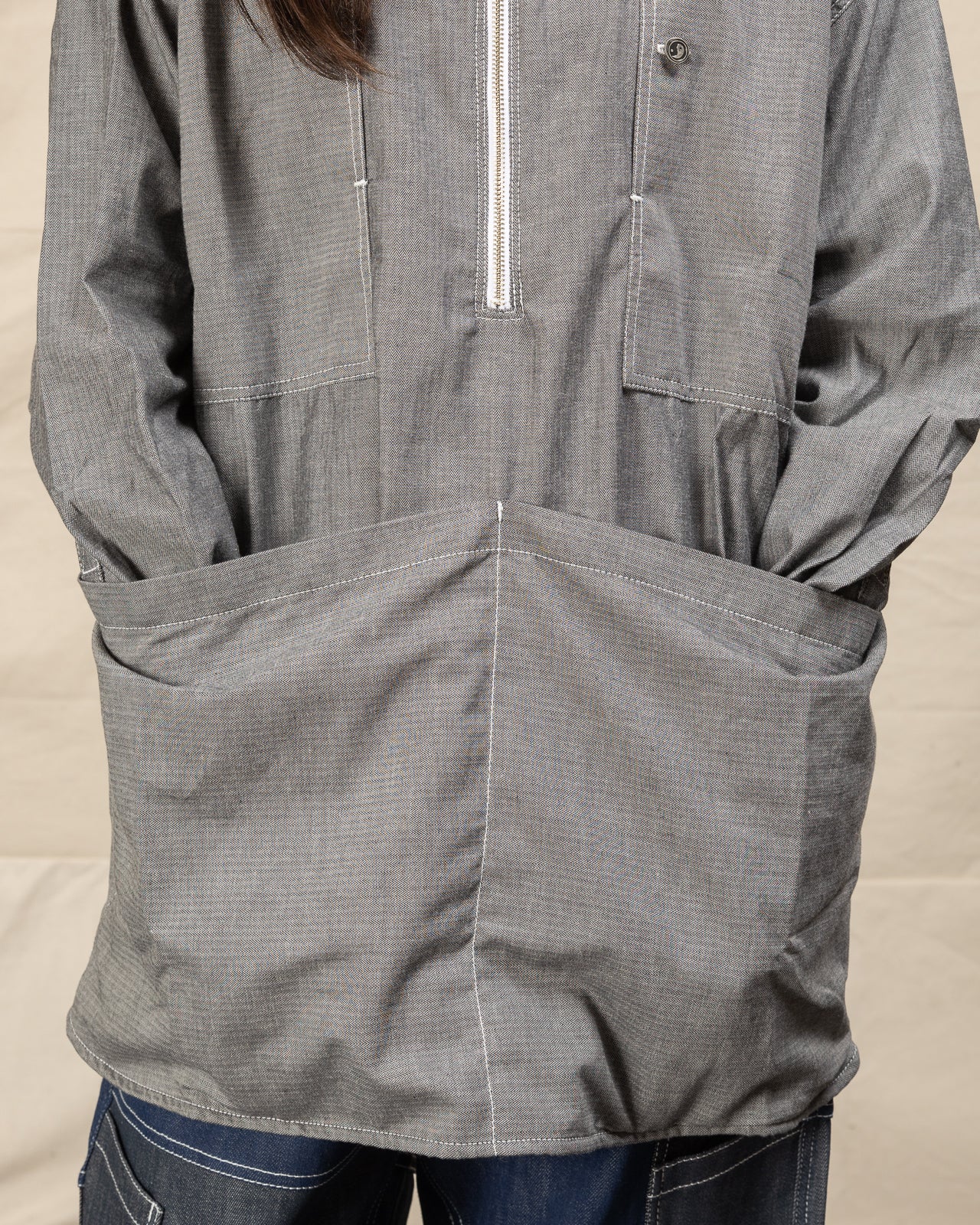 W'Menswear Mechanical Aid Shirt - Grey - Standard & Strange