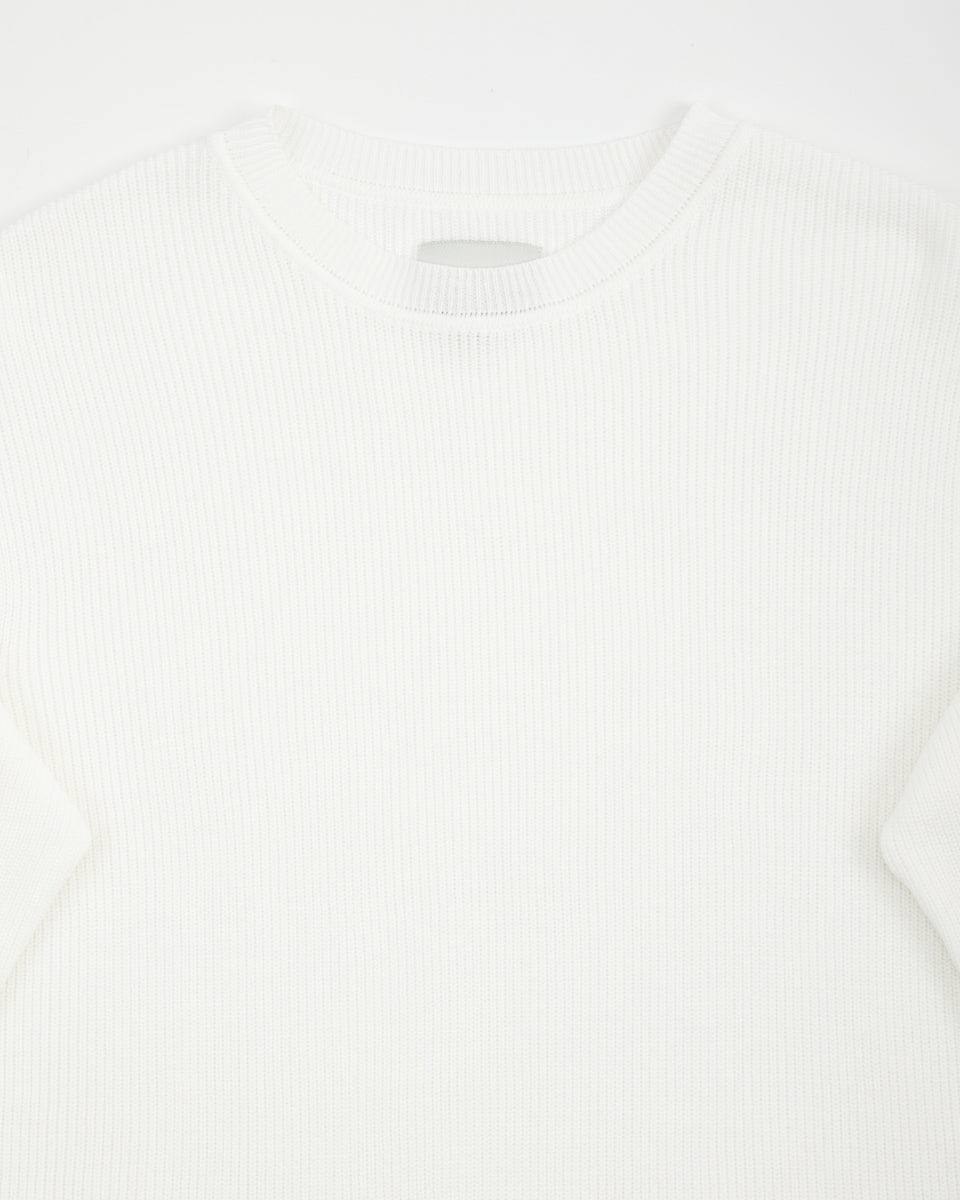 W'Menswear Waffle Pullover - Off-White - Standard & Strange