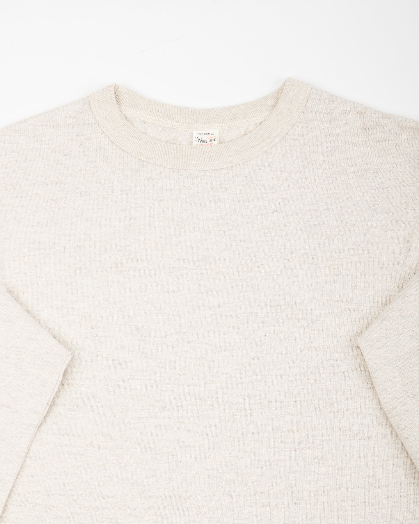 Warehouse Long Sleeve Crew Neck Tee - Oatmeal - Standard & Strange