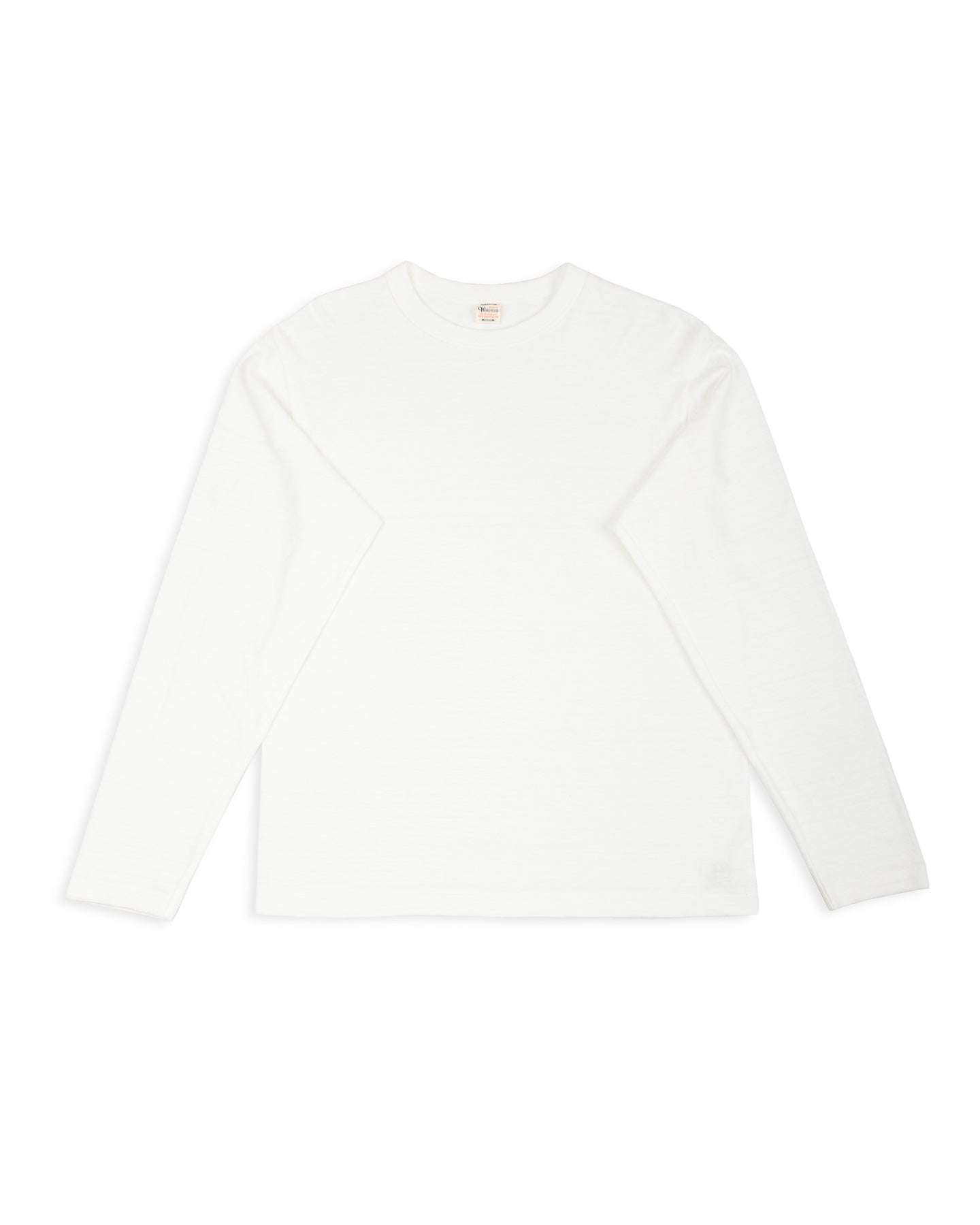 Warehouse Long Sleeve Crew Neck Tee - Off White - Standard & Strange