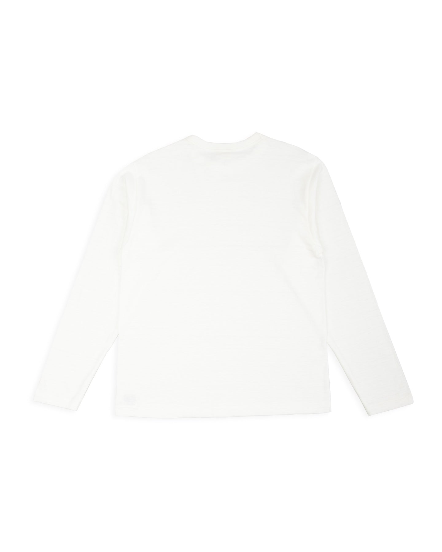 Warehouse Long Sleeve Crew Neck Tee - Off White - Standard & Strange