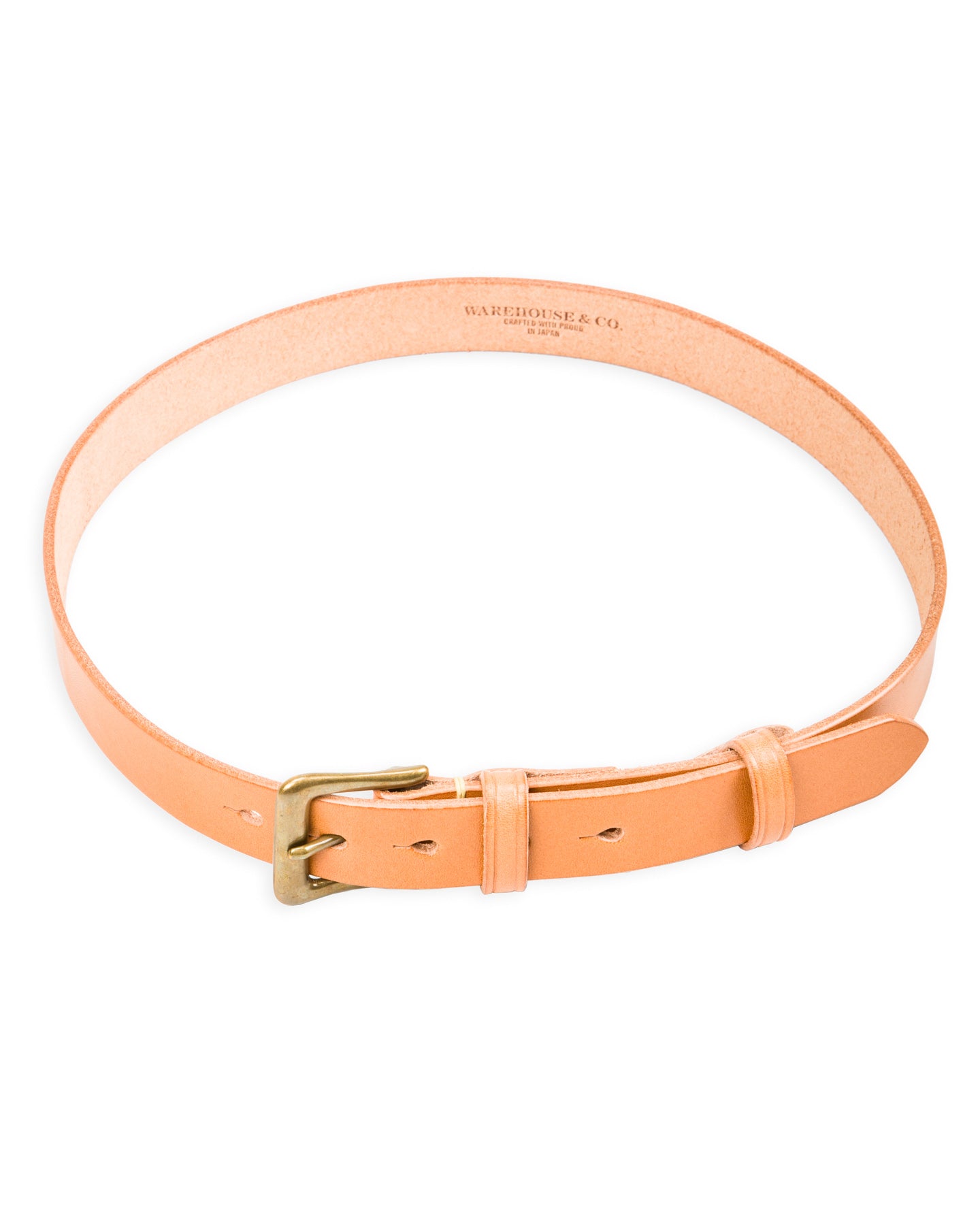 Warehouse Lot 6041 Slim Belt - Tan - Standard & Strange