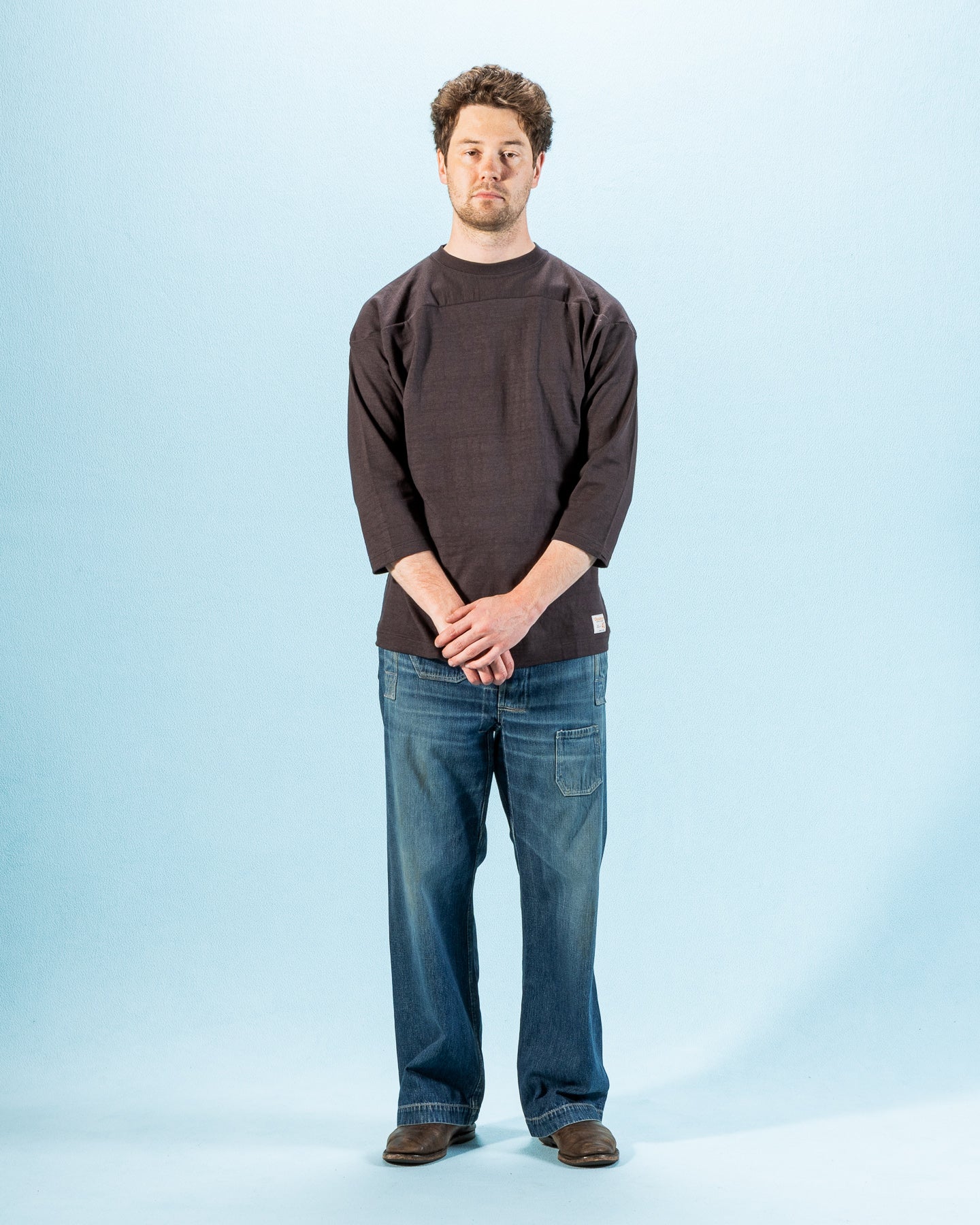 Warehouse Three Quarter Football Shirt - Sumikuro - Standard & Strange