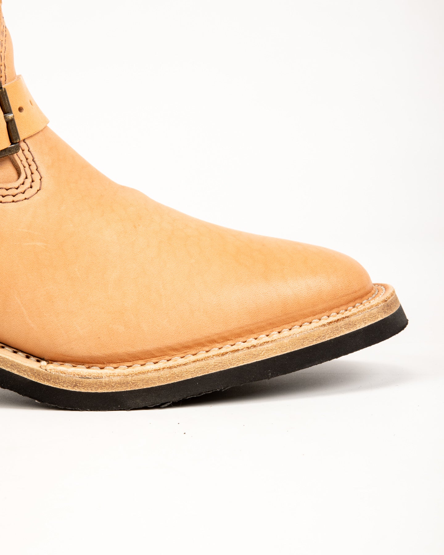 S&S x Wesco Van Cleef III Veg Tan Engineer Boot