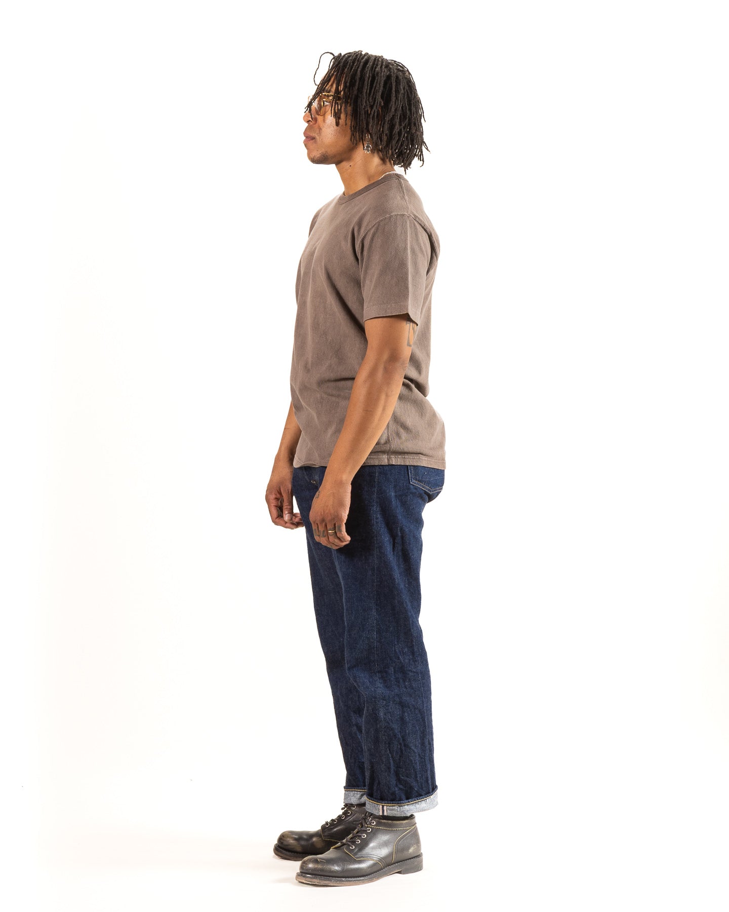 Amami Hand Dyed ELS Recycled Cotton Slub T-Shirt - Sharinbai + Doro Max