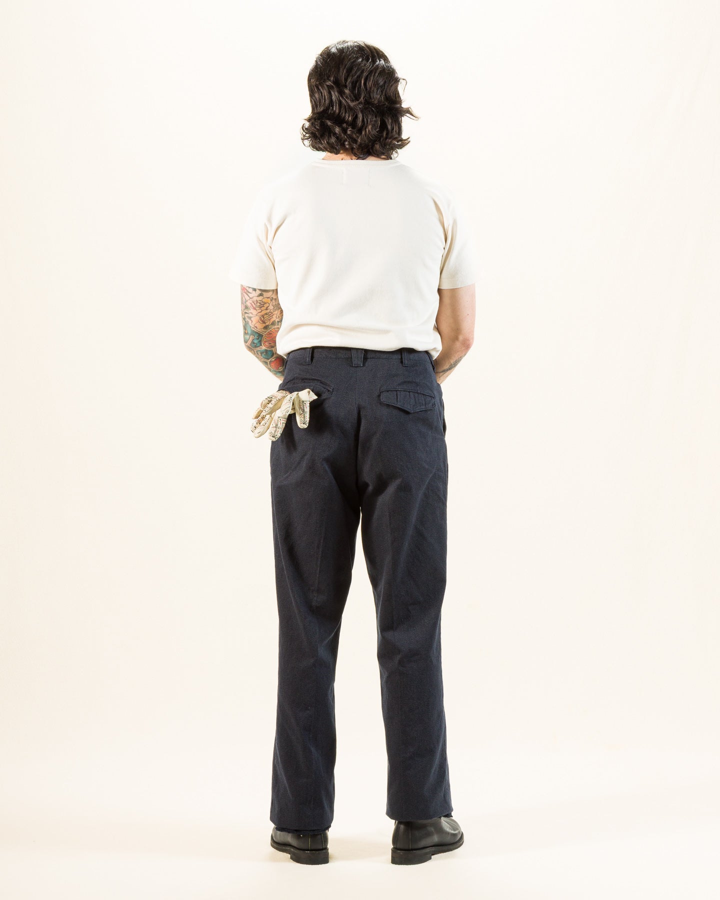 Wonder Looper Double Heavyweight Crewneck T-shirt - Ecru - Standard & Strange