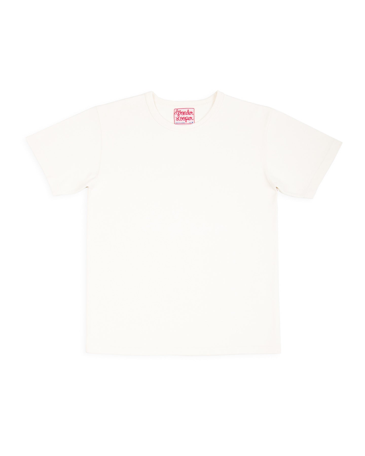 Wonder Looper Double Heavyweight Crewneck T-shirt - Ecru - Standard & Strange