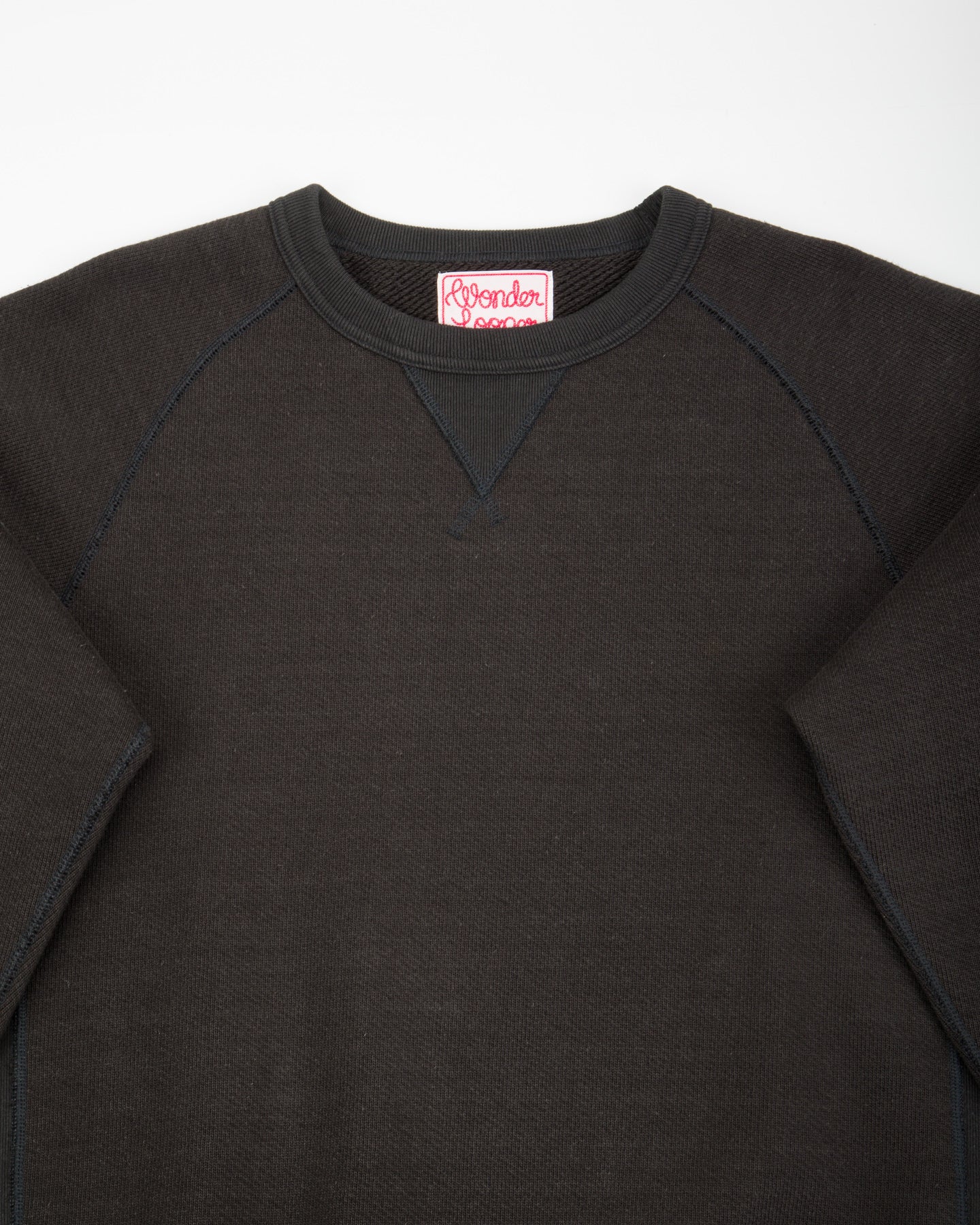 Wonder Looper Double Heavyweight French Terry Pullover Crewneck - Sumi Black - Standard & Strange